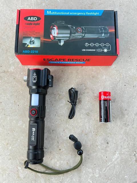 Multi -Functional 1KM long rechargeable emergency