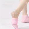 1 pair Silicone Elastic Moisturizing Foot Socks, Spa Massage Moisturizing Gel Socks for Dry Cracked Feet